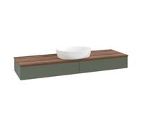 Villeroy & Boch V&B Meuble sous lavabo sans structure de façade Antao 160x50cm, WBP chêne blanchi, léa gris m Lac Quantité:1