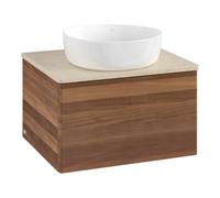 Villeroy & Boch V&B Meuble sous-lavabo sans structure de façade Antao 60x36x50cm, couleur WBP botti., noyer w. Quantité:1