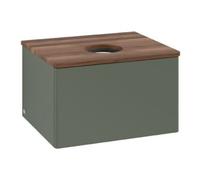 Villeroy & Boch V&B Meuble sous lavabo sans structure de façade Antao 60x36x50cm, WBP blanc, léa gris m Lac Quantité:1