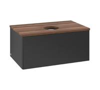 Villeroy & Boch V&B Meuble sous lavabo sans structure de façade Antao 80x36x50cm, couleur WBP blanc, bleu m Lac Quantité:1