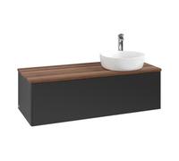 Villeroy & Boch V&B Meuble sous lavabo sans structure de façade, avec éclairage Antao 120x36x50 cm, H I P, WBP w. wal, bleu m Lac Quantité:1