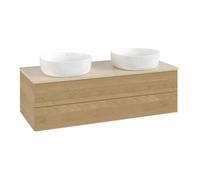 Villeroy & Boch V&B Meuble sous lavabo sans structure de façade, avec éclairage Antao 120x36x50cm, couleur WBP botti., chêne miel Quantité:1