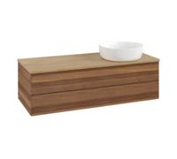 Villeroy & Boch V&B Meuble sous-lavabo sans structure de façade, avec éclairage Antao 120x36x50cm, couleur WBP miel Oa, w. wal Quantité:1
