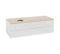 Villeroy & Boch V&B Meuble sous lavabo sans structure de façade, avec éclairage Antao 120x36x50cm, WBP botti., blanc brillant Lac Quantité:1