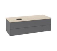 Villeroy & Boch V&B Meuble sous lavabo sans structure de façade, avec éclairage Antao 120x36x50cm, WBP botti., Anthracite m Lac Quantité:1