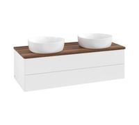 Villeroy & Boch V&B Meuble sous-lavabo sans structure de façade, éclairage Antao 120x36x50cm, couleur WBP w. wal, blanc m Lac Quantité:1