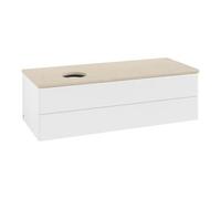 Villeroy & Boch V&B Meuble sous lavabo sans structure de façade, éclairage Antao 120x36x50cm, couleur WBP botti., blanc mat Quantité:1