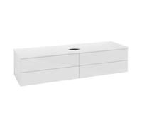 Villeroy & Boch V&B Meuble sous lavabo sans structure de façade - Éclairage Antao 160x50cm, couleur WBP Lac, laqué blanc glo Quantité:1