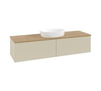 Villeroy & Boch V&B Meuble sous lavabo sans structure de façade - Éclairage Antao 160x50cm, couleur WBP miel Oa, si Gr m Lac Quantité:1