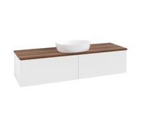 Villeroy & Boch V&B Meuble sous lavabo sans structure de façade - Éclairage Antao 160x50cm, couleur WBP w. wal, blanc m Lac Quantité:1