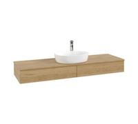 Villeroy & Boch V&B Meuble sous lavabo sans structure de façade - Éclairage Antao 160x50cm, HL, couleur WBP hon. Oa, hon. Oa Quantité:1