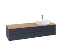 Villeroy & Boch V&B Meuble sous-lavabo sans structure de façade - Éclairage Antao 160x50cm, HL, WBP hon. Oa, md bl. m Lac Quantité:1