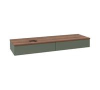 Villeroy & Boch V&B Meuble sous lavabo sans structure de façade - éclairage Antao 160x50cm, WBP blanc, léa gris m Lac Quantité:1