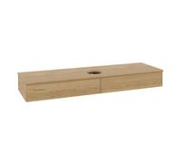 Villeroy & Boch V&B Meuble sous lavabo sans structure de façade, éclairage Antao 160x50cm, WBP chêne miel, chêne miel Quantité:1