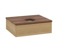 Villeroy & Boch V&B Meuble sous lavabo sans structure de façade - Éclairage Antao 60x19x50cm, couleur WBP blanc, chêne miel Quantité:1