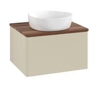 Villeroy & Boch V&B Meuble sous lavabo sans structure de façade - Éclairage Antao 60x36x50cm, WBP w. wal, si Gr m Lac Quantité:1