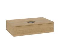Villeroy & Boch V&B Meuble sous lavabo sans structure de façade - éclairage Antao 80x19x50cm, WBP couleur chêne miel Oa, honey oak Quantité:1