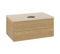 Villeroy & Boch V&B Meuble sous-lavabo sans structure de façade - Éclairage Antao 80x36x50cm, couleur WBP botti., chêne miel Quantité:1