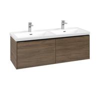 Villeroy & Boch V&B Meuble sous lavabo Subway 3.0 127,2x42,9x47,8cm, chêne clair/gris voilé, Ar Oa Quantité:1