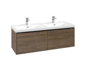 Villeroy & Boch V&B Meuble sous lavabo Subway 3.0 127,2x42,9x47,8cm, chêne clair/gris voilé, Ar Oa Quantité:1