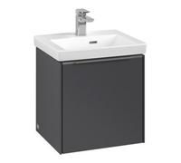 Villeroy & Boch V&B Meuble sous-lavabo Subway 3.0 42,3x42,9x37,8cm, porte L/Gr AL brillant, graphite Quantité:1