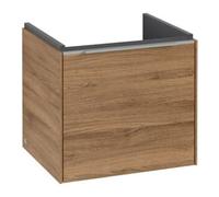 Villeroy und Boch Subway 3. 1930 C58000RH 47,3x42,9x40,75cm, sans LED / poignée aluminium brillant, chêne kansas