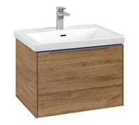 Villeroy und Boch Subway 3. 1930 C57500RH 62,2x42,9x47,8cm, sans LED / poignée aluminium brillant, chêne kansas