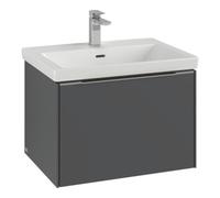 Villeroy & Boch V&B Meuble sous-lavabo Subway 3.0 62,2x42,9x47,8cm, o LE/Gr AL gl, so gre. Quantité:1