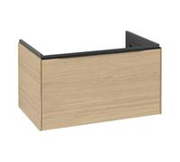 Villeroy und Boch Subway 3. 1930 C573L1VJ 77,2x42,9x47,8cm, avec LED / poignée Volcano noir, chêne nordique