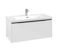 Villeroy und Boch Subway 3. 1930 C569L1VE 97,3x42,9x47,8cm, avec LED / poignée Volcano noir, blanc brillant