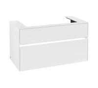 Villeroy & Boch V&B Meuble sous vasque Collaro 100x54,8x50 cm, WT mi, LED 7,3 W, blanc mat Quantité:1