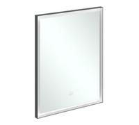 Villeroy & Boch V&B Miroir Subway 3.0 Cadre alu, 60x75x4,75cm, noir mat/we ma Quantité:1