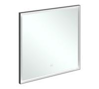 Villeroy & Boch V&B Miroir Subway 3.0 Cadre alu, 80x75x4,75 cm, noir mat/we ma Quantité:1