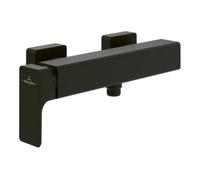 Villeroy & Boch V&B Mitigeur de douche à levier unique Subway 3.0 m avec clapet anti-retour, montage mural, noir mat Quantité:1