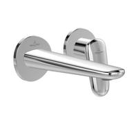 Villeroy & Boch V&B Mitigeur monocommande 2 trous WTM Antao bec fixe, sans garniture, montage mural, chrome Quantité:1