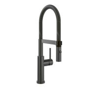 Villeroy & Boch V&B Mitigeur monocommande pour évier Steel Expert 2.0 Anthracite, mousseur pivotant Quantité:1