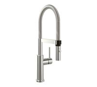 Villeroy & Boch V&B Mitigeur monocommande pour évier Steel Expert 2.0 ES massif, régulateur de jet pivotant Quantité:1