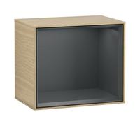 Villeroy & Boch V&B Module d'étagère Finion 41,8x35,6x27cm, Bleu, Placage chêne Quantité:1