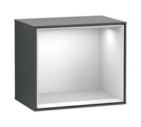 Villeroy & Boch V&B Module d'étagère Finion 41,8x35,6x27cm, étagère blanche, avec panneau médium bleu, mat Quantité:1