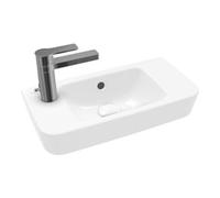 Villeroy & Boch V&B O.NOVO Compact Lavabo à main 50x25cm, sortie L traversante, R avant, blanc, AB C Quantité:1