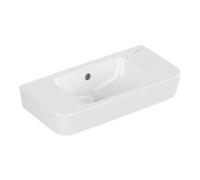 Villeroy & Boch V&B O.NOVO Compact lavabo suspendu 50x25 cm, avec trop-plein, sans trou de robinet, blanc Quantité:1