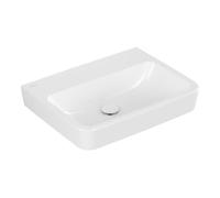 Villeroy & Boch V&B O.NOVO Lavabo 60x46cm, angle, sans trou mitigeur, sans trop-plein, blanc Quantité:1