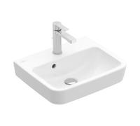 Villeroy & Boch V&B O.NOVO Lavabo à main 45x37 cm, angle, sans trou robinet, avec trop-plein, blanc C-plus Quantité:1