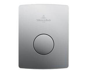 Villeroy & Boch V&B Plaque de commande ViConnect U100 pour urinoir 12,6x16,2x1,7cm, plastique, chrome mat Quantité:1