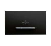 Villeroy & Boch V&B Plaque de commande WC ViConnect 300S 25,3x14,5x2cm, plastique, bouton chrome mat, bleu mat Quantité:1