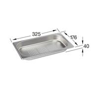 Villeroy & Boch V&B Plat vapeur 1/3, acier inoxydable Quantité:1
