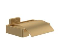 Villeroy & Boch V&B Porte-papier toilette Elements Striking 131x45x115mm, avec couvercle, or brossé Quantité:1