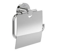 Villeroy und Boch Porte-rouleau de papier toilette Elements Tender TVA15101300061 134x132x38mm, avec couvercle, chromé