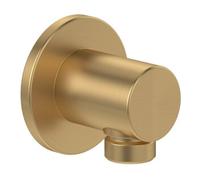 Villeroy & Boch V&B Raccord mural coudé Universal Showers Rond, montage mural, or brossé Quantité:1