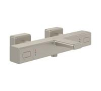 Villeroy und Boch Conum mélangeur de bain à quatre trous TVT12700200064 avec douchette, nickel brossé noir